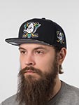 Бейсболка MITCHELL NESS арт. HS11482-ADUBLCK Anaheim Ducks NHL (черный)